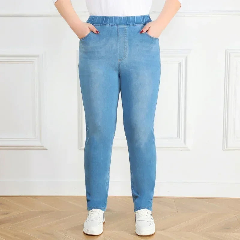 Jean Femme Grande Taille Taille Haute Slim – 2XL à 9XL jusqu'à 150 kg