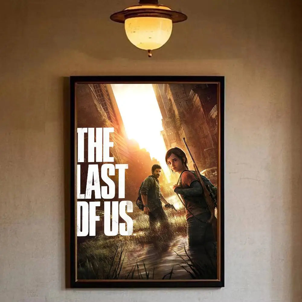 Poster The Last of Us Autocollant Imperméable – Décoration Murale Gaming | Style Esthétique, Sans Cadre | 10x15 à 50x70 cm