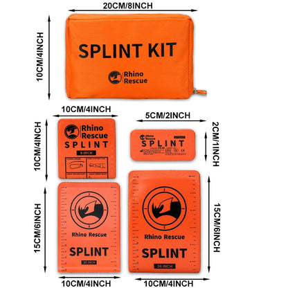 Attelle de Secours RHINO Rescue – Combat Splint Aluminium | Fractures & Immobilisation