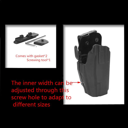Ceinture Tactique IPSC Double Couche – Holster & Porte-Chargeur Inclus