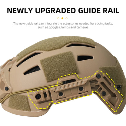 Casque airsoft FAST tactique ABS léger BOOIU - BLACKBEARD OUTDOOR INDUSTRIES