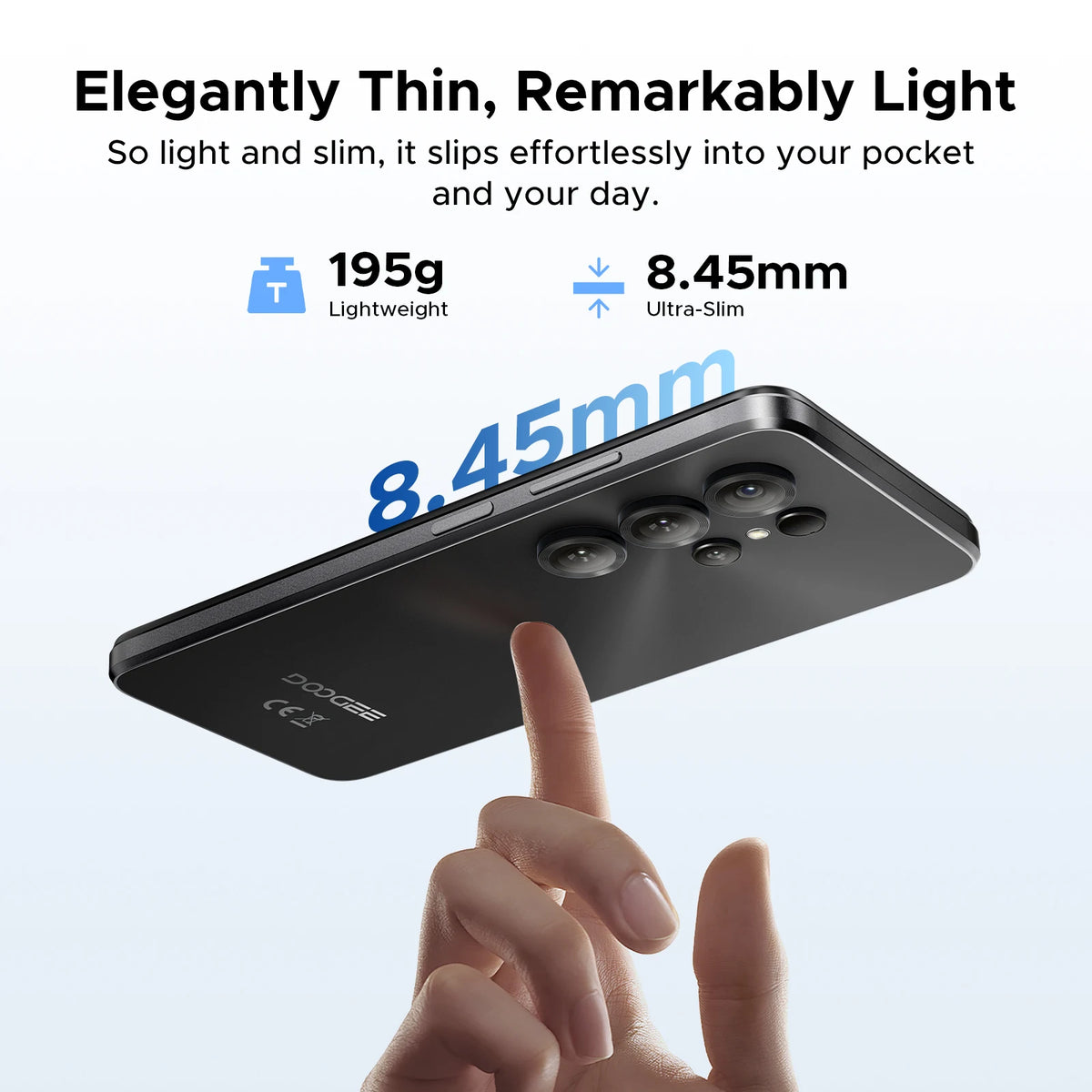 Smartphone DOOGEE Note56X Pro – Android 16, 4+32Go RAM, 128Go, 6150mAh, NFC