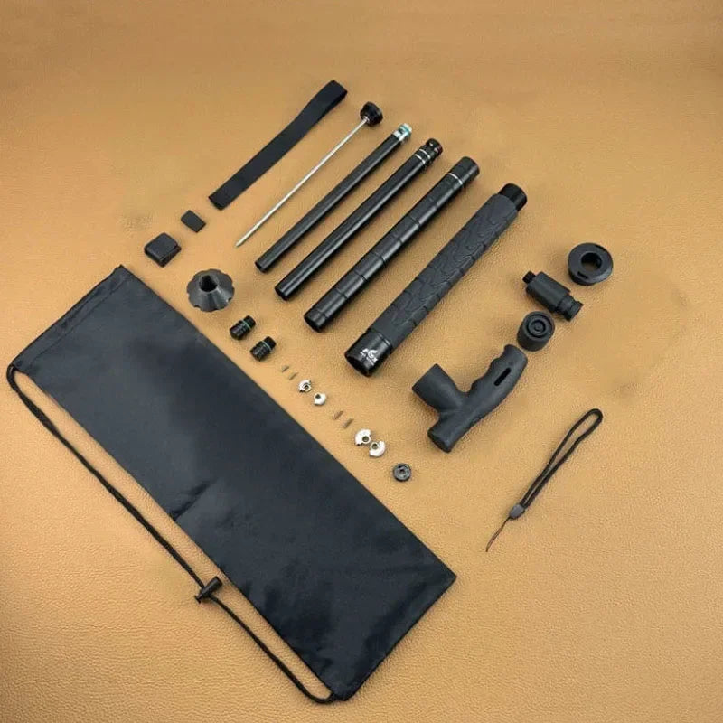 Canne-Matraque Télescopique EDC 96 cm – Alliage Aluminium, Pliable | Défense, Randonnée, Brise-Vitre