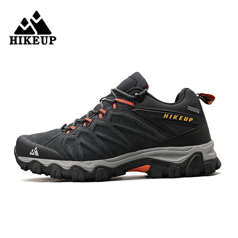 Chaussures de Randonnée Homme HIKEUP - Cuir Respirant, Confort Outdoor