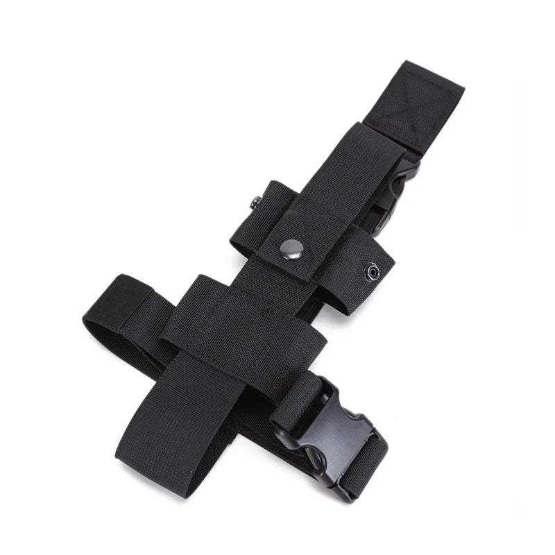 Holster Cuisse Drop Leg MK9 – Spray Poivre, Gourde, Couteau | Open Top | Main Droite/Gauche | 3 Coloris - BLACKBEARD OUTDOOR INDUSTRIES