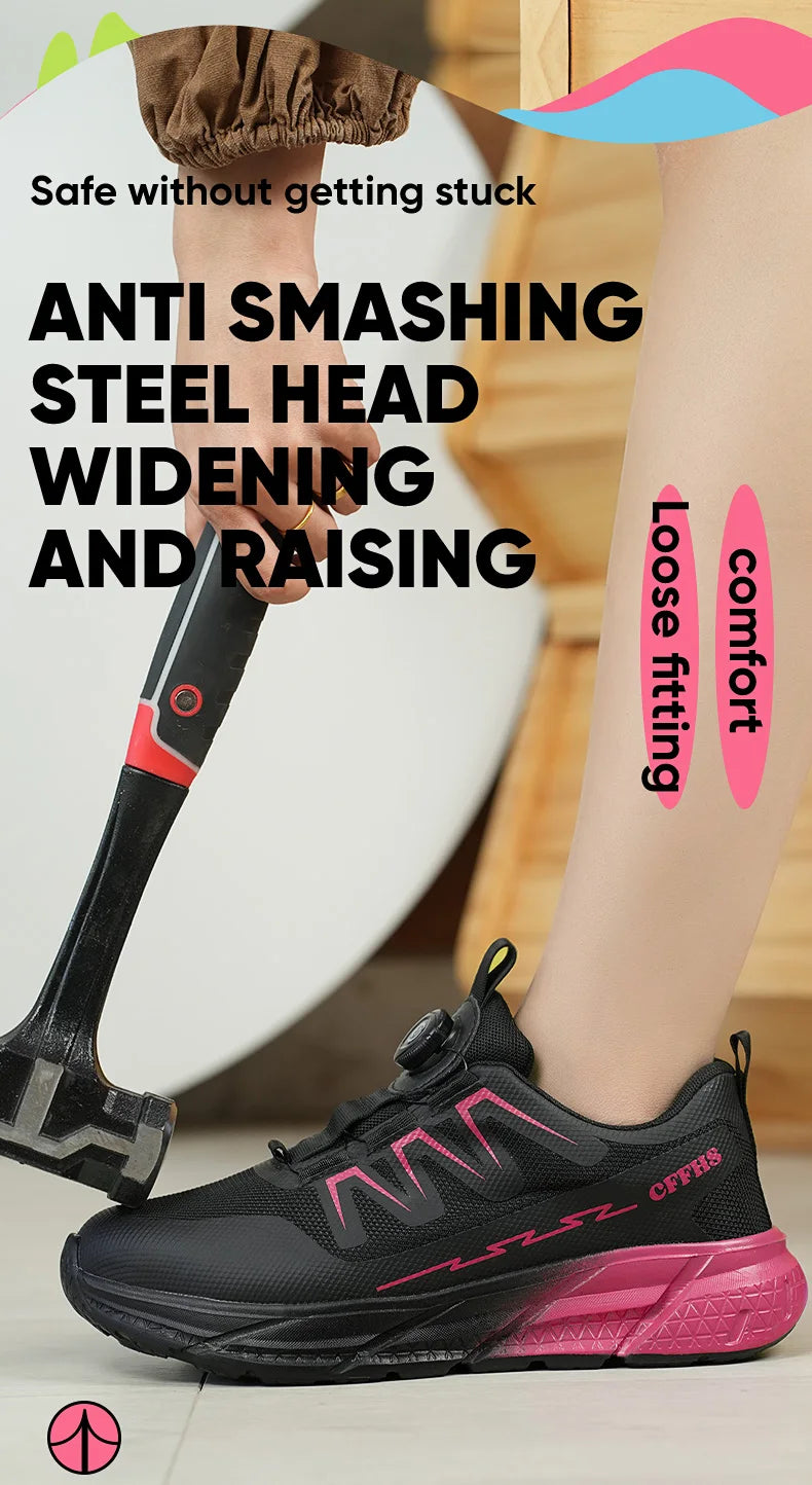 Chaussures de Sécurité Femme – Embout Acier Antichoc – Ultra Légères et Respirantes – Antiperforation & Confortables - BLACKBEARD OUTDOOR INDUSTRIES