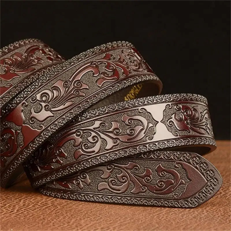 Ceinture en Cuir Véritable SupSindy - Luxe avec Boucle Métallique Ma boutique