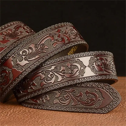 Ceinture en Cuir Véritable SupSindy - Luxe avec Boucle Métallique Ma boutique