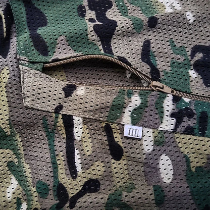 Ensemble camouflage respirant en mesh, veste et pantalon
