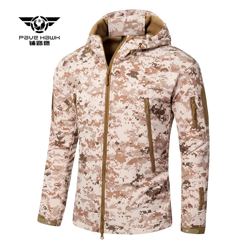 Veste Softshell Homme Shark Skin - Chaude, Respirante et Résistante aux Intempéries - BLACKBEARD OUTDOOR INDUSTRIES