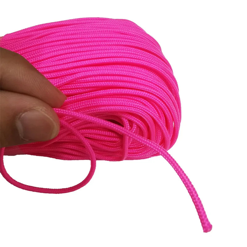 Paracorde rose 2 mm | Camping et créations DIY, 5 à 100 m