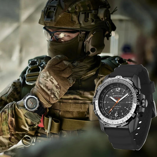 NORTH EDGE EVOQUE2 – Montre Solaire Sport pour Homme - BLACKBEARD OUTDOOR INDUSTRIES