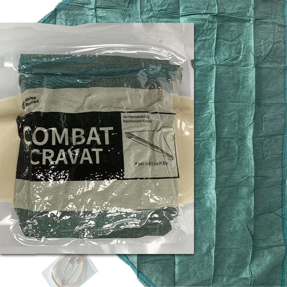 Bandage Triangulaire RHINO Rescue – Combat Cravat | Immobilisation & Soutien Membres