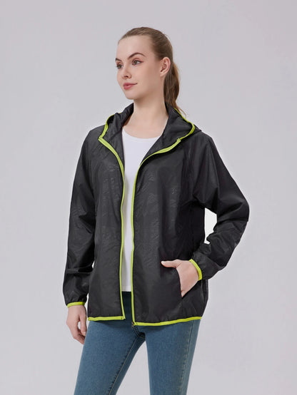Veste coupe-vent femme anti-UV ultra légère, randonnée et sport