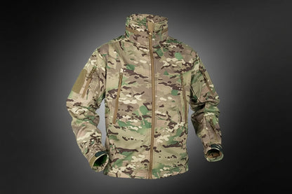 Veste polaire tactique homme camouflage imperméable