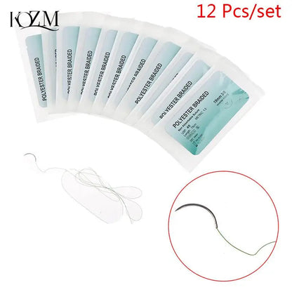 Kit de Suture Chirurgicale Synthétique avec Aiguille – Nylon Monofilament pour Formation Médicale et Vétérinaire Ma boutique