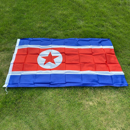 Drapeau de la République Populaire Démocratique de Corée (Corée du Nord) - 90x150 cm BLACKBEARD OUTDOOR INDUSTRIES