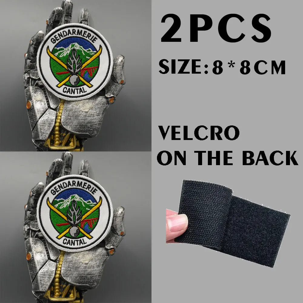 Patch Gendarmerie Nationale Brodé — Velcro ou Thermocollant - BLACKBEARD OUTDOOR INDUSTRIES