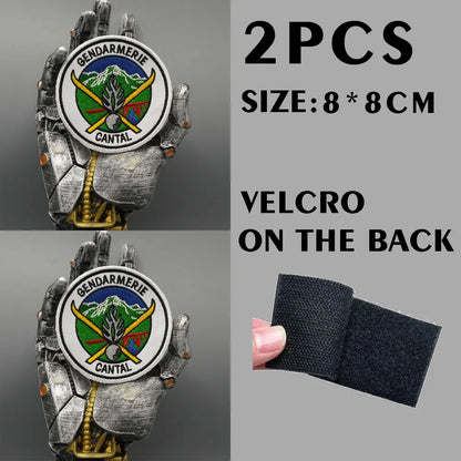 Patch Gendarmerie Nationale Brodé — Velcro ou Thermocollant - BLACKBEARD OUTDOOR INDUSTRIES