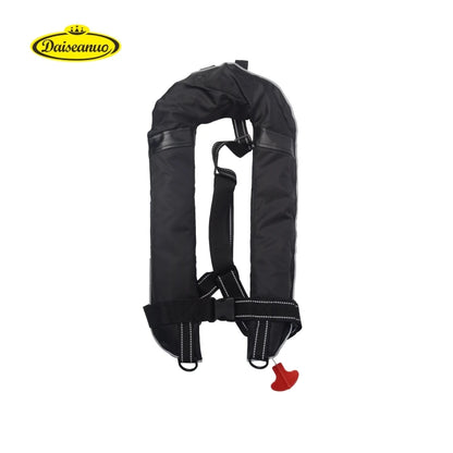 Gilet de Sauvetage Gonflable 150N Noir – Automatique ou Manuel – Certifié SOLAS EN396 - BLACKBEARD OUTDOOR INDUSTRIES