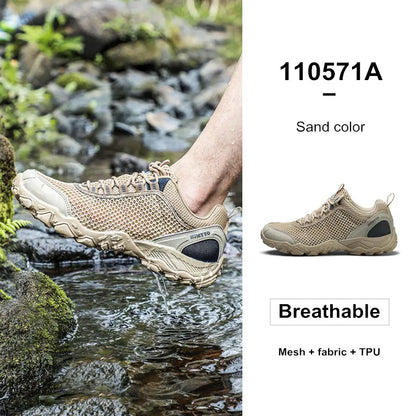 Chaussures Randonnée HUMTTO Homme – Cuir Véritable Montantes Antidérapantes