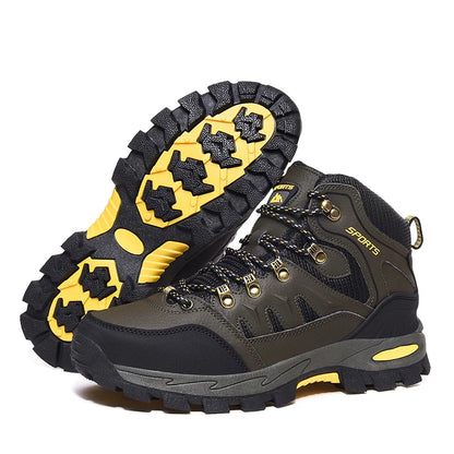 Chaussures de randonnée imperméables homme et femme, montantes