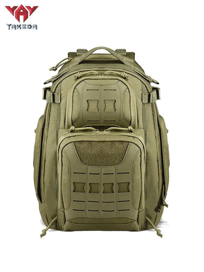 Sac à Dos Tactique YAKEDA 600D MOLLE – 40L, Étanche, Polyvalent - BLACKBEARD OUTDOOR INDUSTRIES