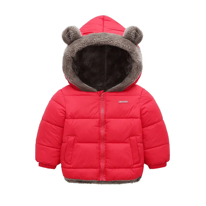 Veste Bébé Fille & Garçon à Capuche en Coton Épais et Douillet – Manteau Polaire et Rembourré en Cachemire – Vêtement d’Hiver Chaud pour Enfants 4-6 Ans - BLACKBEARD OUTDOOR INDUSTRIES