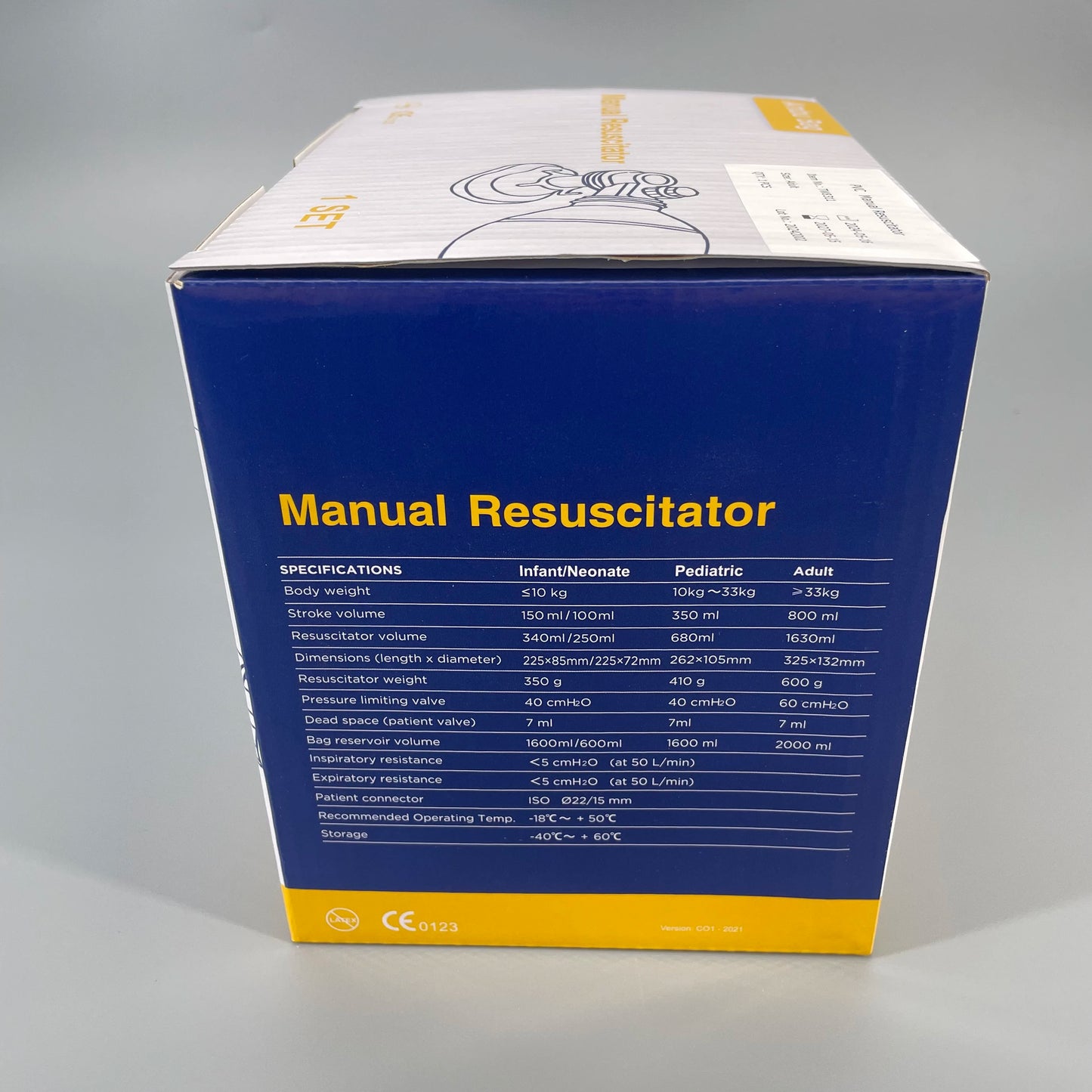 Ambu Bag Médical Manuel PVC pour Enfant, Nourrisson et Adulte - BLACKBEARD OUTDOOR INDUSTRIES