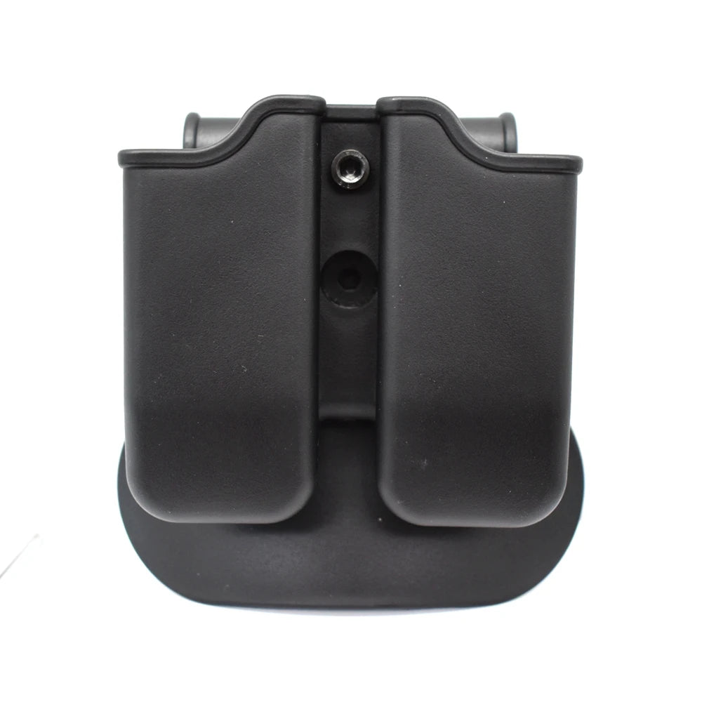 Holster Ceinture IMI Glock 17/19 Gen 1-4 + Porte-Chargeur Double 9mm – Polymère Léger, Droitier | Noir, Tan, Vert - BLACKBEARD OUTDOOR INDUSTRIES
