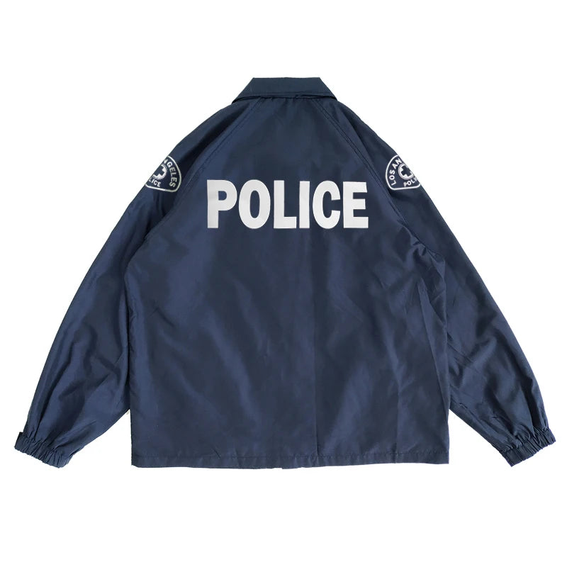 Veste Police Los Angeles Style LAPD – Coton Épais Homme