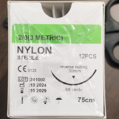 Fil de Suture Vétérinaire Stérile – Absorbable & Non Absorbable – Chats & Chiens – Vicryl, Catgut, Nylon, Soie 0 à 6-0