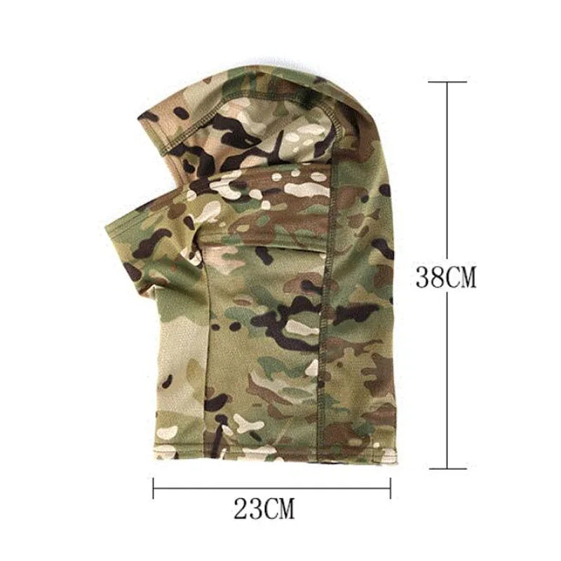 Cagoule Tactique Full Face Multicam – Masque Camouflage Respirant