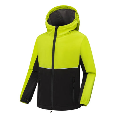 Veste Softshell Enfant Coupe-Vent Imperméable – Randonnée Outdoor Garçon Fille