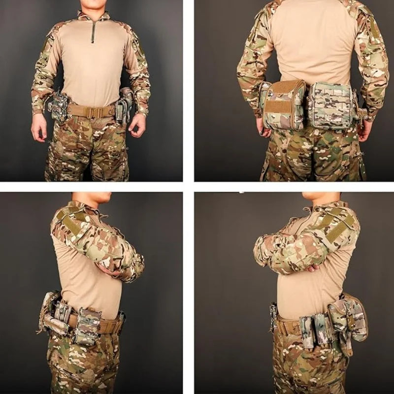 Ceinturon de Combat YAKEDA MOLLE avec Poches 8 en 1 Ma boutique