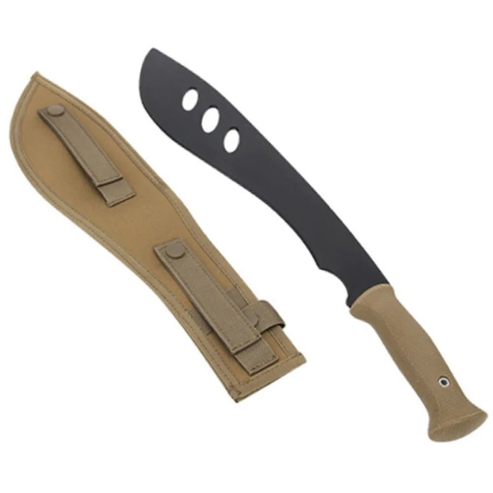 Machette d'Entraînement Tactique VULPO – Couteau Souple TPR pour Self-Défense & Combat