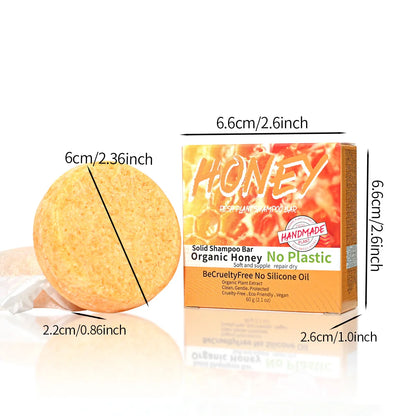 Shampooing Solide Nourrissant au Miel – Savon Artisanal pour Cheveux Forts et Équilibrés - BLACKBEARD OUTDOOR INDUSTRIES
