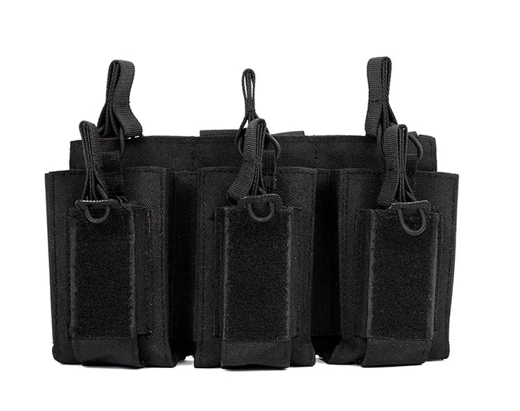 Porte chargeurs Tactical EDC Triple pour M4, M14, M16, AK, AR, Glock (Système MOLLE) BLACKBEARD OUTDOOR INDUSTRIES