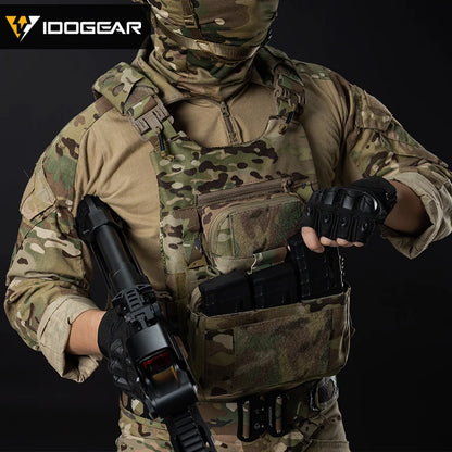 Poche à Chargeurs Tactique 5.56 Triple IDOGEAR – Modèle DOPE avec Fixation Élastique Hook & Loop - Référence 3598 - BLACKBEARD OUTDOOR INDUSTRIES