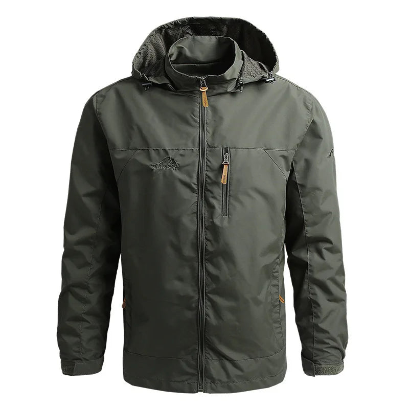 Coupe-Vent Tactique Homme Imperméable — Capuche, Léger, Style Militaire | M à 5XL - BLACKBEARD OUTDOOR INDUSTRIES