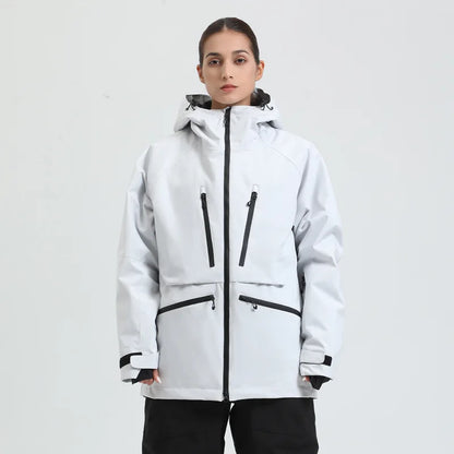 Veste de ski femme imperméable et respirante à capuche, tenue jusqu'à -30°C
