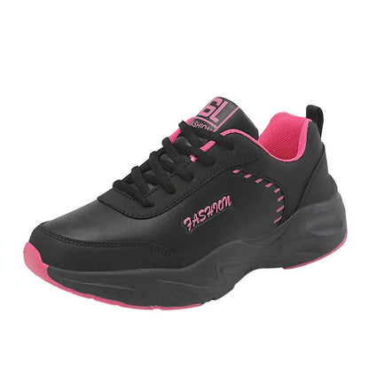 Baskets Basses Femme Semelle Plateforme Épaisse – Sneakers Respirantes Lacets – Pointures 35 à 42