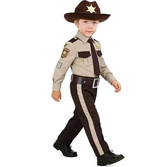 Costume Policier Garçon Cosplay – Uniforme Police Classique Halloween & Scène - BLACKBEARD OUTDOOR INDUSTRIES