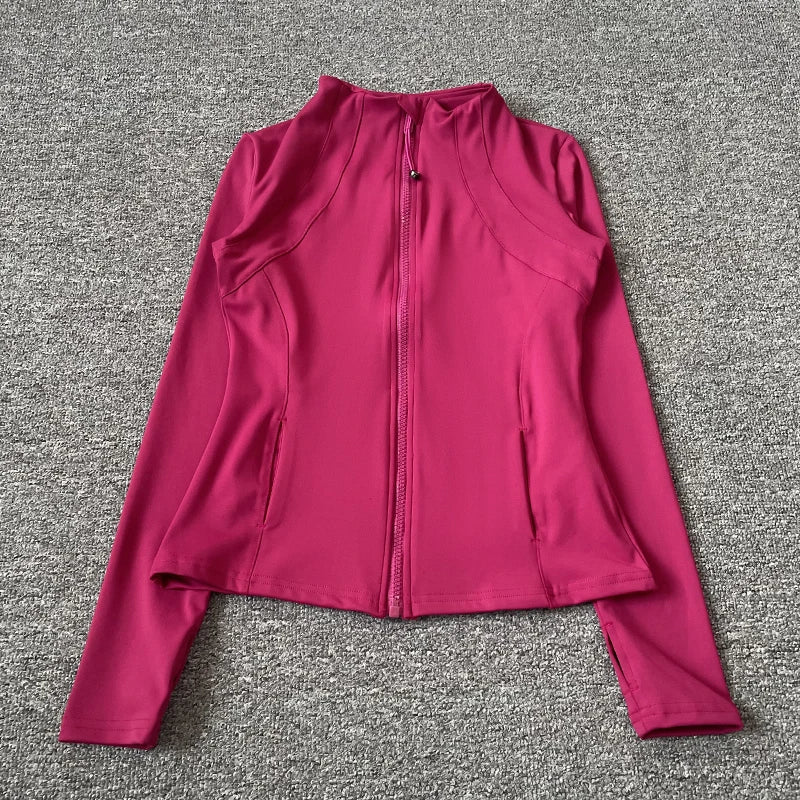 Veste Fitness à Col Montant pour Femme – Veste de Sport Slim-Fit à Fermeture Éclair, Séchage Rapide pour Yoga, Course et Cyclisme - BLACKBEARD OUTDOOR INDUSTRIES