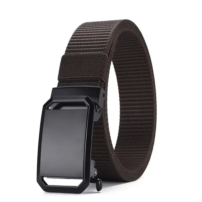 Ceinture Automatique à Boucle – Ceinture en Toile Tactique, Casual et Outdoor pour Homme, Idéale pour le Travail, l’Entraînement Militaire et les Activités de Plein Air - BLACKBEARD OUTDOOR INDUSTRIES