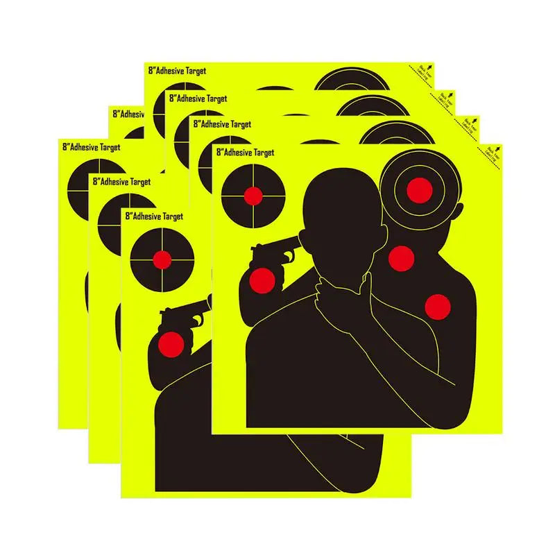 10 ou 30 CIBLES ADHÉSIVES RÉACTIVES SPLATTER – Ø 20 cm – ENTRAÎNEMENT AU TIR PRÉCIS - BLACKBEARD OUTDOOR INDUSTRIES