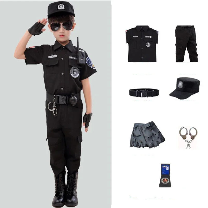 Costume Policier Enfant & Adulte – Déguisement Police Cosplay Halloween - BLACKBEARD OUTDOOR INDUSTRIES