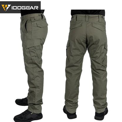 Pantalon tactique IDOGEAR leger respirant slim fit outdoor vue complete