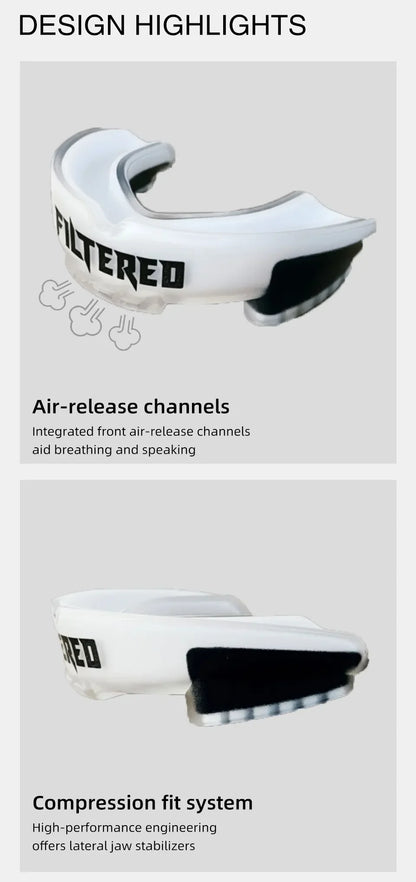 Protège-Dents de Sport FILTERED – Protection Dentaire EVA, Idéal pour MMA, Boxe, Kickboxing et Sports de Combat - BLACKBEARD OUTDOOR INDUSTRIES