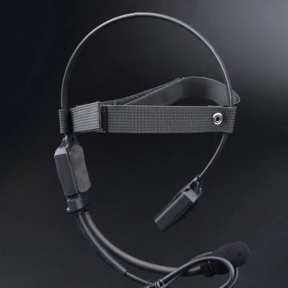 WADSN MH180-V Oreillette Conduction Osseuse Tactique – PTT Kenwood, Airsoft, Talkie-Walkie
